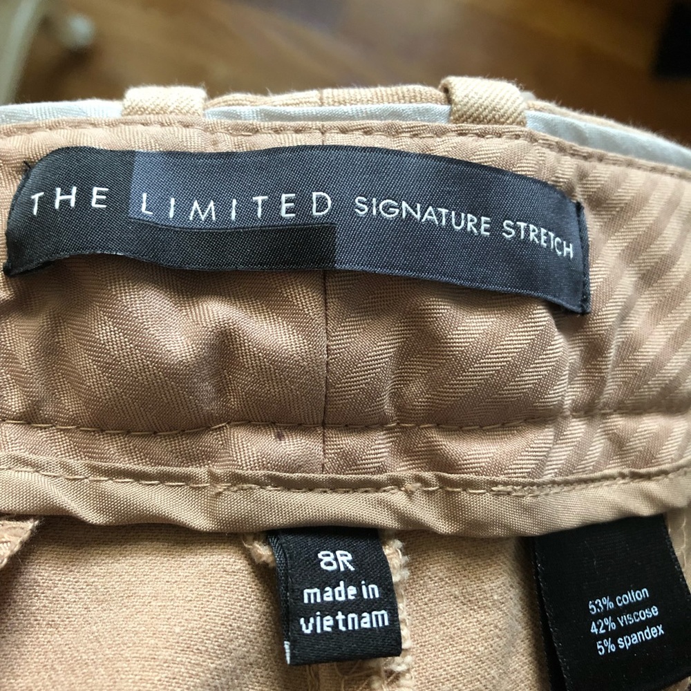 The Limited signature stretch Khaki slacks